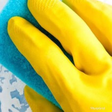 Guantes Satinados Bicolor - Talla G