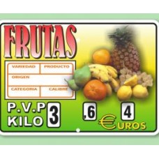 Portaprecios Fruterias Para Colgar